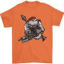 Para Bulldog The Parachute Regiment 1 2 3 4 Mens T-Shirt Cotton Gildan Orange