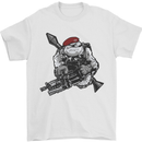 Para Bulldog The Parachute Regiment 1 2 3 4 Mens T-Shirt Cotton Gildan White