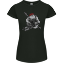 Para Bulldog The Parachute Regiment 1 2 3 4 Womens Petite Cut T-Shirt Black