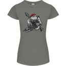 Para Bulldog The Parachute Regiment 1 2 3 4 Womens Petite Cut T-Shirt Charcoal