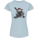 Para Bulldog The Parachute Regiment 1 2 3 4 Womens Petite Cut T-Shirt Light Blue