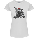 Para Bulldog The Parachute Regiment 1 2 3 4 Womens Petite Cut T-Shirt White