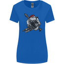 Para Bulldog The Parachute Regiment 1 2 3 4 Womens Wider Cut T-Shirt Royal Blue