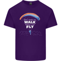 Paragliding Don't Make Me Walk When Can Fly Mens Cotton T-Shirt Tee Top Purple