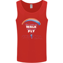 Paragliding Don't Make Me Walk When Can Fly Mens Vest Tank Top Red