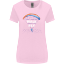 Paragliding Don't Make Me Walk When Can Fly Womens Wider Cut T-Shirt Light Pink