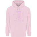 Paranoid Conspiracy Skull Childrens Kids Hoodie Light Pink
