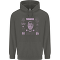 Paranoid Conspiracy Skull Childrens Kids Hoodie Storm Grey