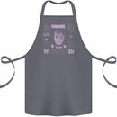 Paranoid Conspiracy Skull Cotton Apron 100% Organic Steel