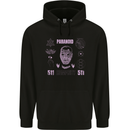 Paranoid Conspiracy Skull Mens 80% Cotton Hoodie Black