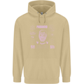 Paranoid Conspiracy Skull Mens 80% Cotton Hoodie Sand