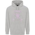 Paranoid Conspiracy Skull Mens 80% Cotton Hoodie Sports Grey