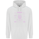 Paranoid Conspiracy Skull Mens 80% Cotton Hoodie White