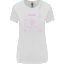 Paranoid Conspiracy Skull Womens Wider Cut T-Shirt White