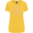 Paranoid Conspiracy Skull Womens Wider Cut T-Shirt Yellow