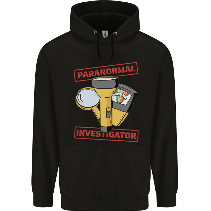 Paranormal Activity Investigator Ghosts Spirits Childrens Kids Hoodie Black