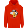 Paranormal Activity Investigator Ghosts Spirits Childrens Kids Hoodie Bright Red