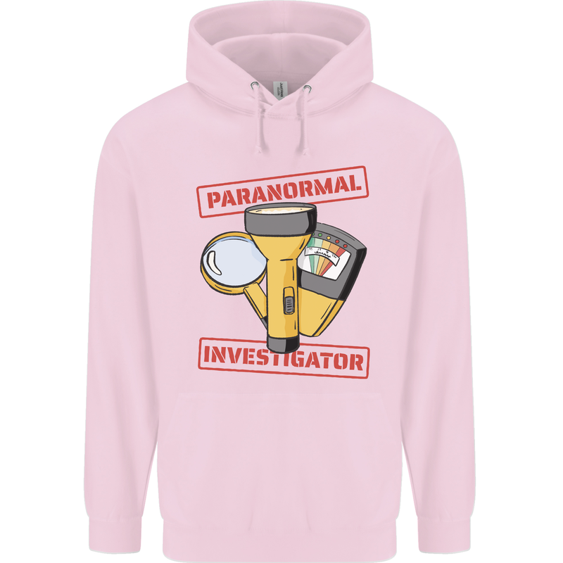 Paranormal Activity Investigator Ghosts Spirits Childrens Kids Hoodie Light Pink