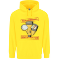 Paranormal Activity Investigator Ghosts Spirits Childrens Kids Hoodie Yellow