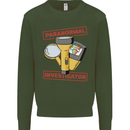 Paranormal Activity Investigator Ghosts Spirits Kids Sweatshirt Jumper Forest Green