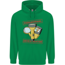 Paranormal Activity Investigator Ghosts Spirits Mens 80% Cotton Hoodie Irish Green