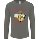 Paranormal Activity Investigator Ghosts Spirits Mens Long Sleeve T-Shirt Charcoal