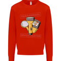 Paranormal Activity Investigator Ghosts Spirits Mens Sweatshirt Jumper Bright Red