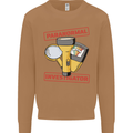 Paranormal Activity Investigator Ghosts Spirits Mens Sweatshirt Jumper Caramel Latte