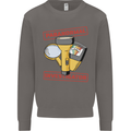 Paranormal Activity Investigator Ghosts Spirits Mens Sweatshirt Jumper Charcoal