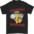 Paranormal Activity Investigator Ghosts Spirits Mens T-Shirt 100% Cotton Black