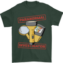 Paranormal Activity Investigator Ghosts Spirits Mens T-Shirt 100% Cotton Forest Green