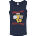 Paranormal Activity Investigator Ghosts Spirits Mens Vest Tank Top Navy Blue