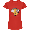 Paranormal Activity Investigator Ghosts Spirits Womens Petite Cut T-Shirt Red