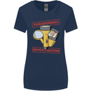 Paranormal Activity Investigator Ghosts Spirits Womens Wider Cut T-Shirt Navy Blue