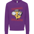 Paranormal Activity Investigator Halloween Kids Sweatshirt Jumper Purple