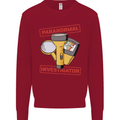 Paranormal Activity Investigator Halloween Kids Sweatshirt Jumper Red