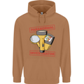 Paranormal Activity Investigator Halloween Mens 80% Cotton Hoodie Caramel Latte