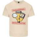 Paranormal Activity Investigator Halloween Mens Cotton T-Shirt Tee Top Natural