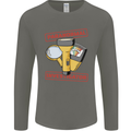 Paranormal Activity Investigator Halloween Mens Long Sleeve T-Shirt Charcoal