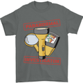 Paranormal Activity Investigator Halloween Mens T-Shirt 100% Cotton Charcoal