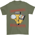 Paranormal Activity Investigator Halloween Mens T-Shirt 100% Cotton Military Green