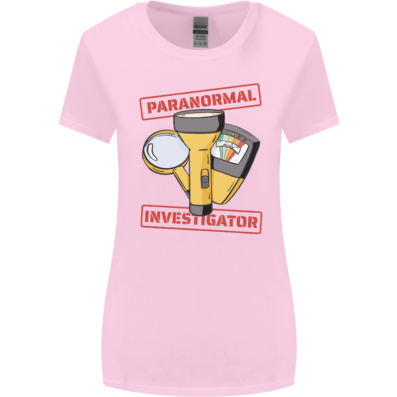 Paranormal Activity Investigator Halloween Womens Wider Cut T-Shirt Light Pink