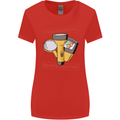 Paranormal Activity Investigator Halloween Womens Wider Cut T-Shirt Red