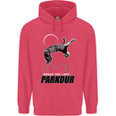 Parkour Free Running Break the Limit Childrens Kids Hoodie Heliconia