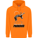 Parkour Free Running Break the Limit Childrens Kids Hoodie Orange