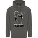Parkour Free Running Break the Limit Childrens Kids Hoodie Storm Grey