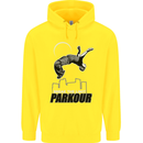 Parkour Free Running Break the Limit Childrens Kids Hoodie Yellow