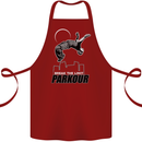 Parkour Free Running Break the Limit Cotton Apron 100% Organic Maroon