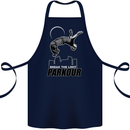 Parkour Free Running Break the Limit Cotton Apron 100% Organic Navy Blue