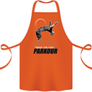 Parkour Free Running Break the Limit Cotton Apron 100% Organic Orange